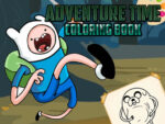 Cartea de colorat Adventure Time
