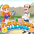 Mahjong cu diapozitive de flori